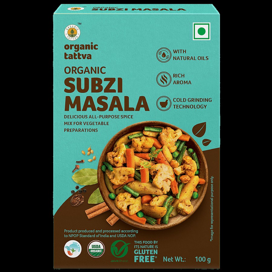 Organic Tattva Subzi Masala - Organic