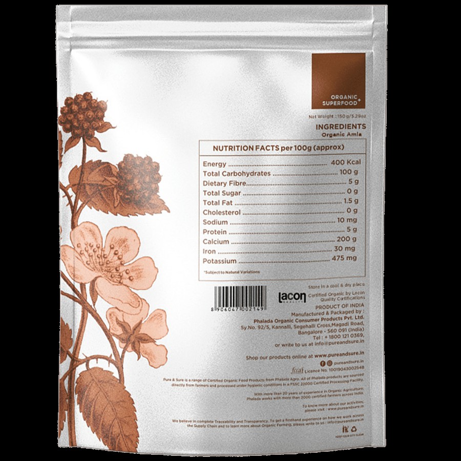 Phalada Pure & Sure Organic Amla Powder