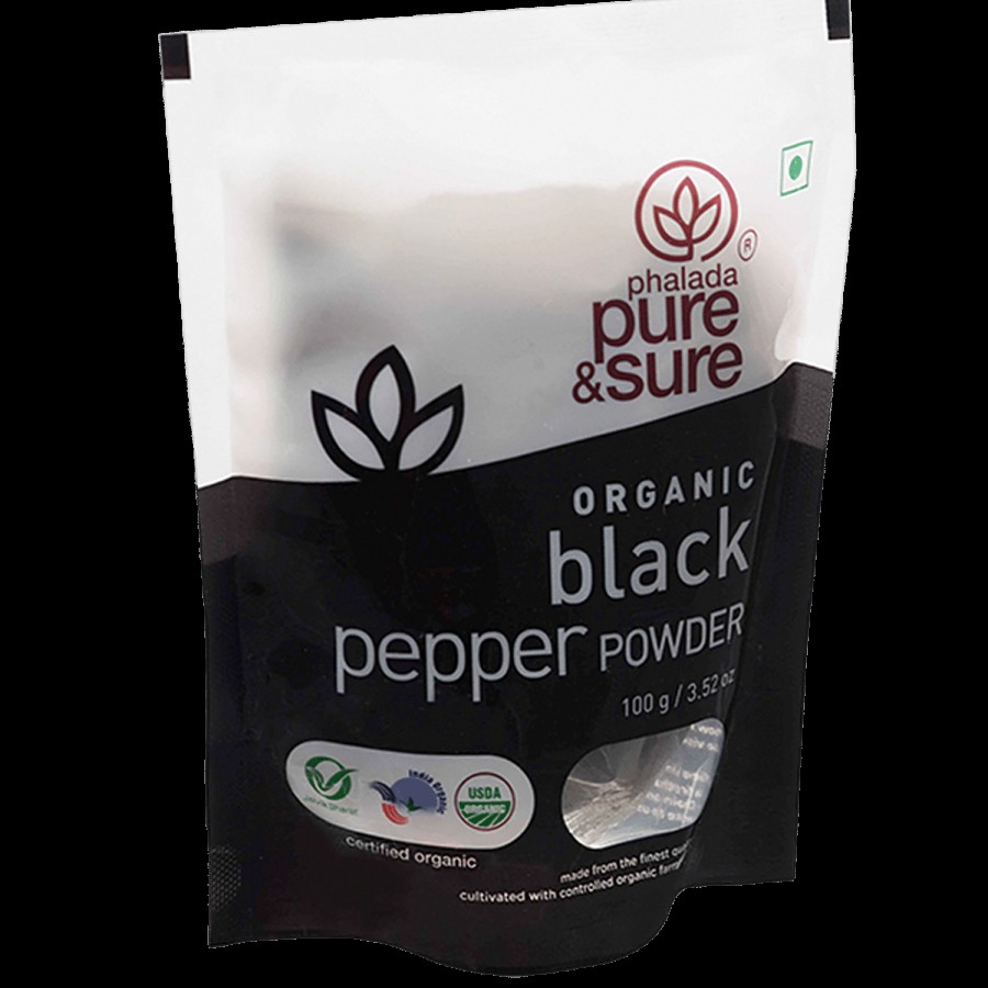 Phalada Pure & Sure Organic-BlackPepperPowder