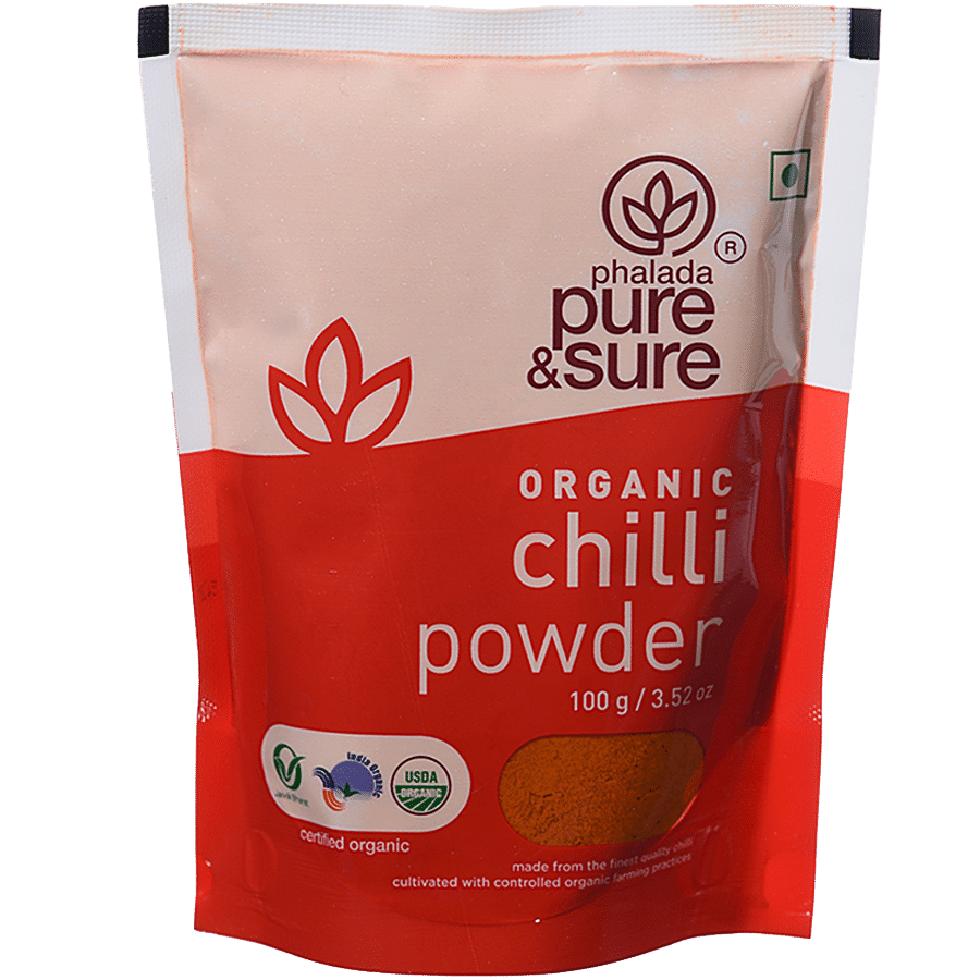 Phalada Pure & Sure Organic - Chilli Powder/Menasina Pudi