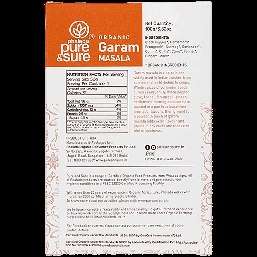 Phalada Pure & Sure Organic-GaramMasala