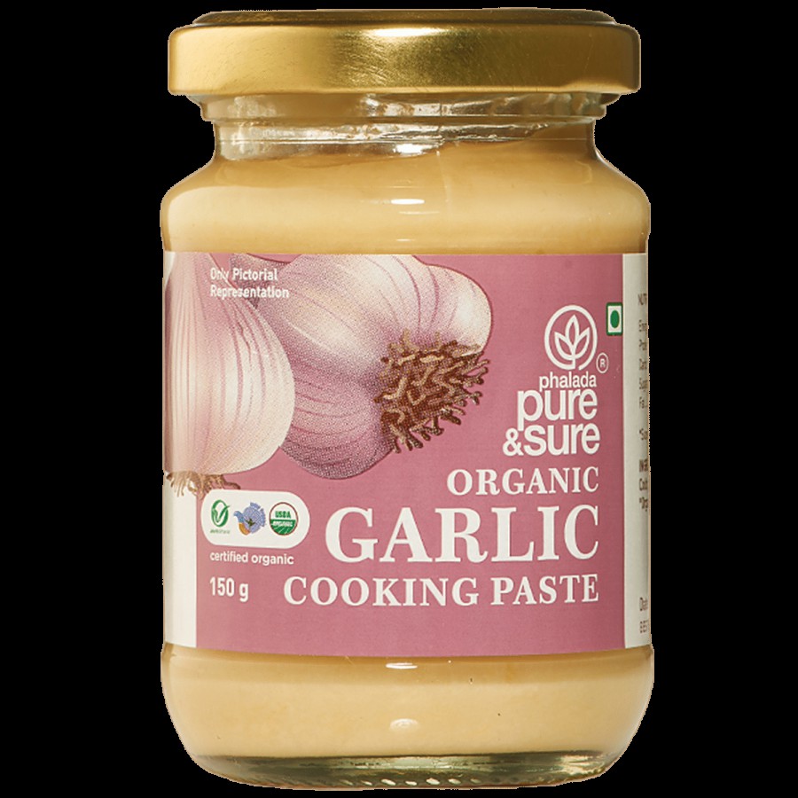 Phalada Pure & Sure Organic Garlic Paste - Enhances Flavour