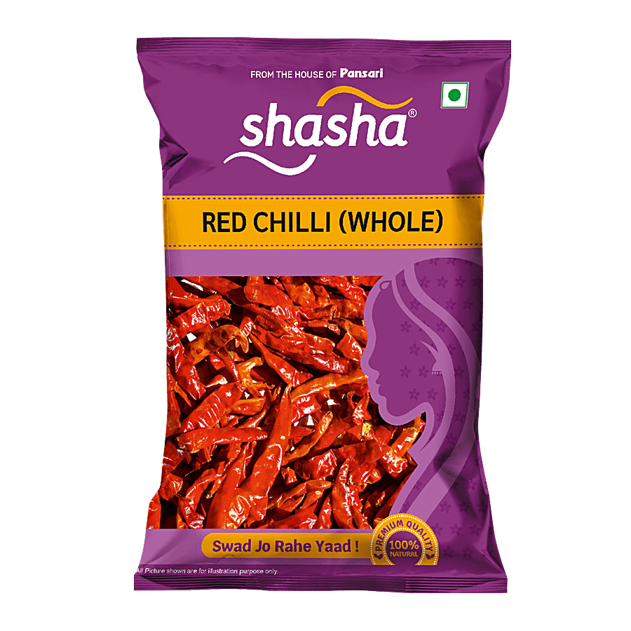 SHASHA Whole Red Chilli -  Premium Quality