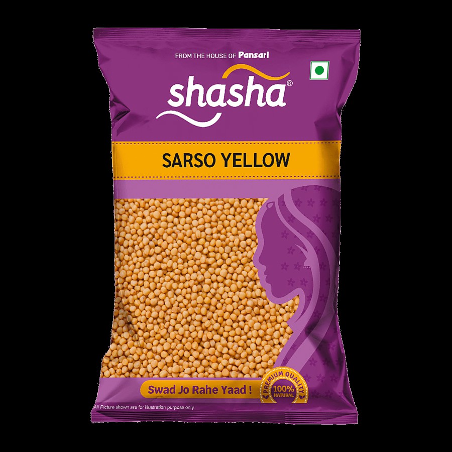 SHASHA Whole Mustard/Sarson - Yellow