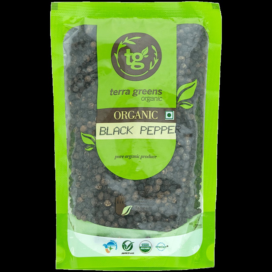 Terra Greens Organic - Whole Black Pepper