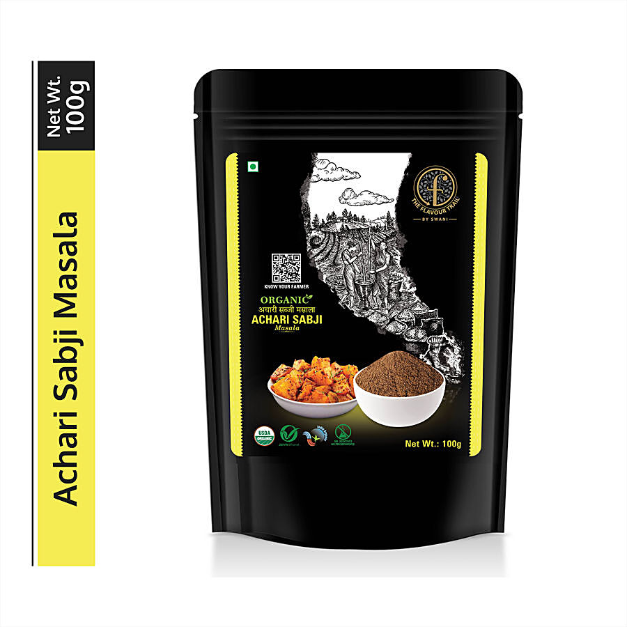 The Flavour Trail by Swani Organic Achari Sabji Masala