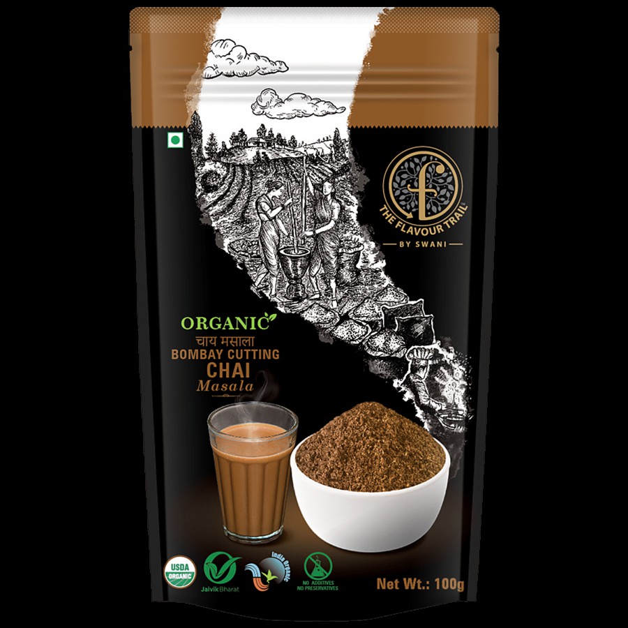 The Flavour Trail by Swani Organic Bombay Cutting Chai Masala