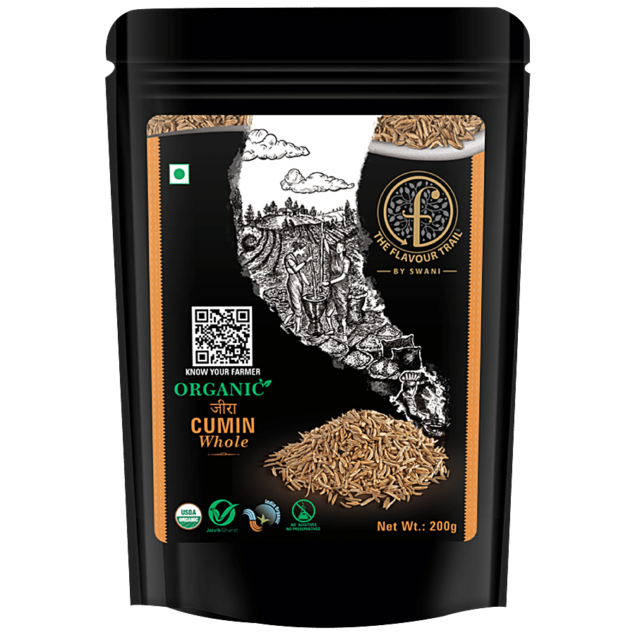 The Flavour Trail by Swani Organic Cumin Whole