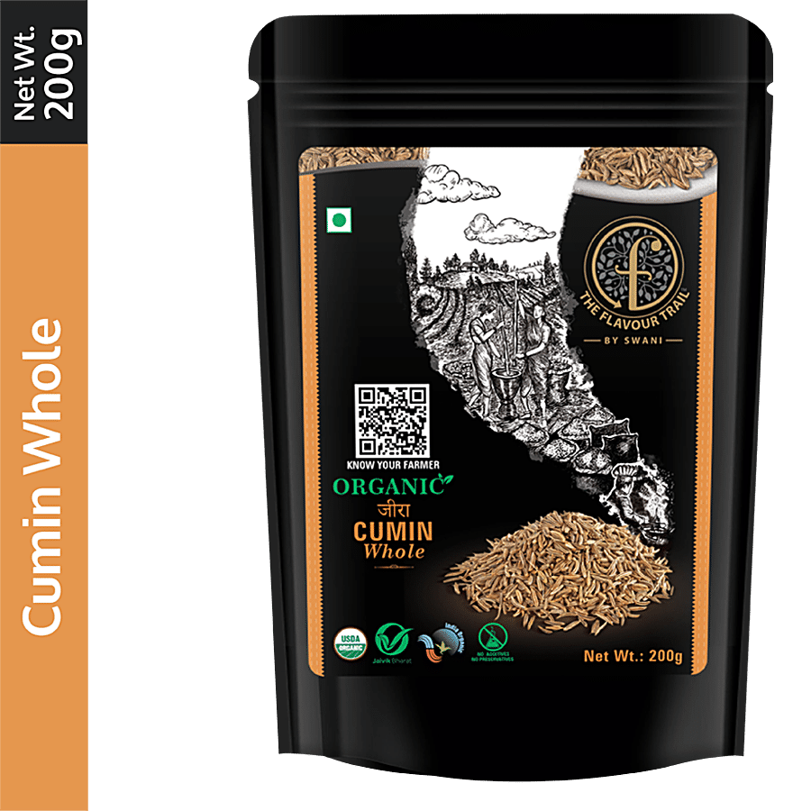 The Flavour Trail by Swani Organic Cumin Whole