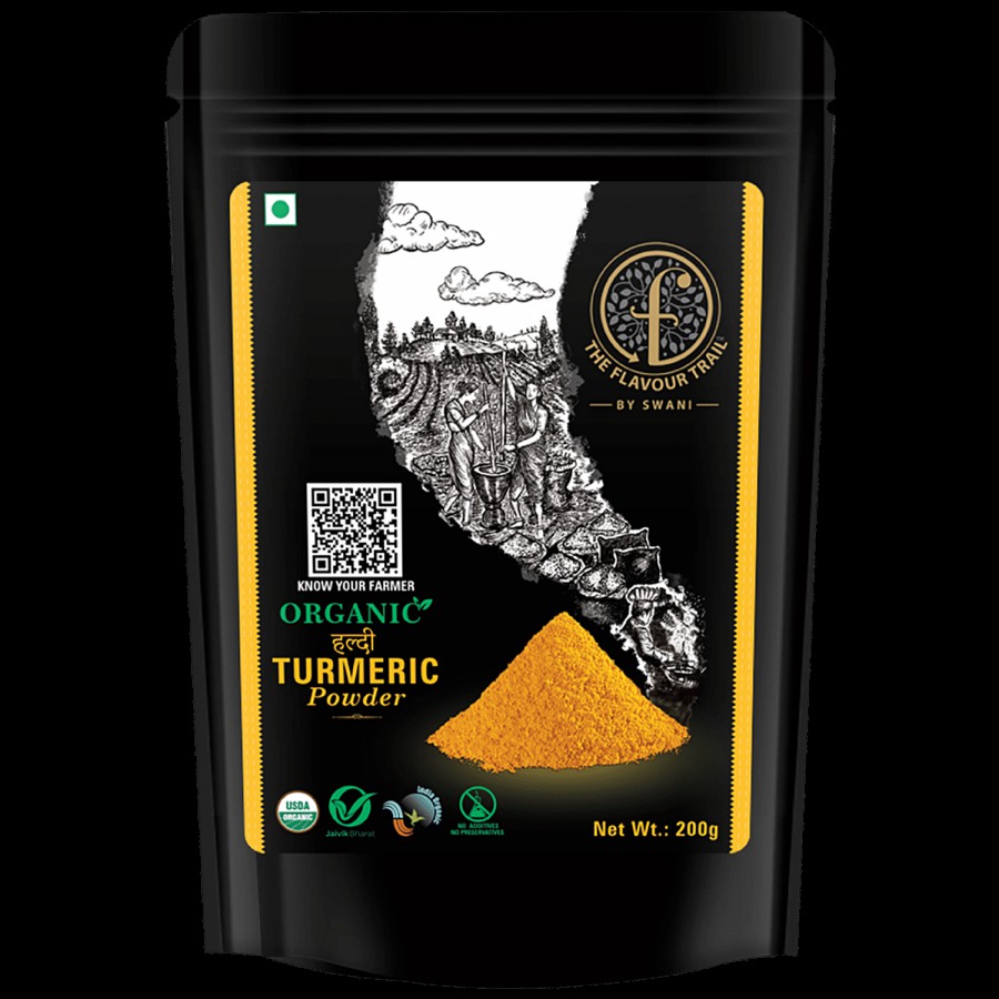 The Flavour Trail by Swani Organic Turmeric Powder