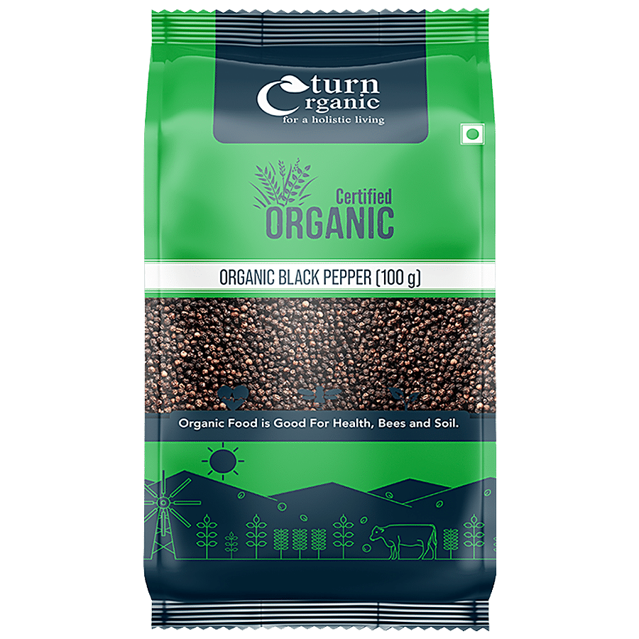 Turn Organic Black Pepper - Loaded With Nutrients