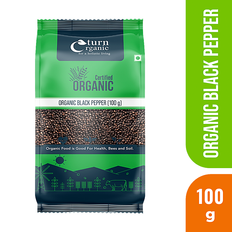 Turn Organic Black Pepper - Loaded With Nutrients