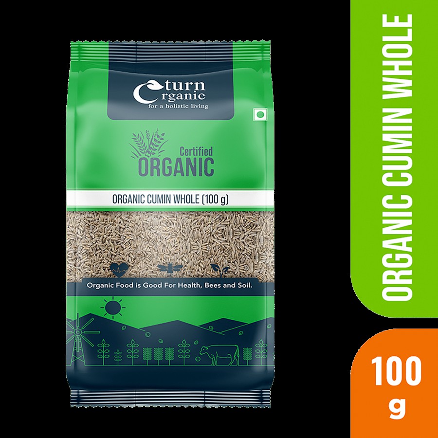 Turn Organic Cumin Whole - Loaded With Nutrients