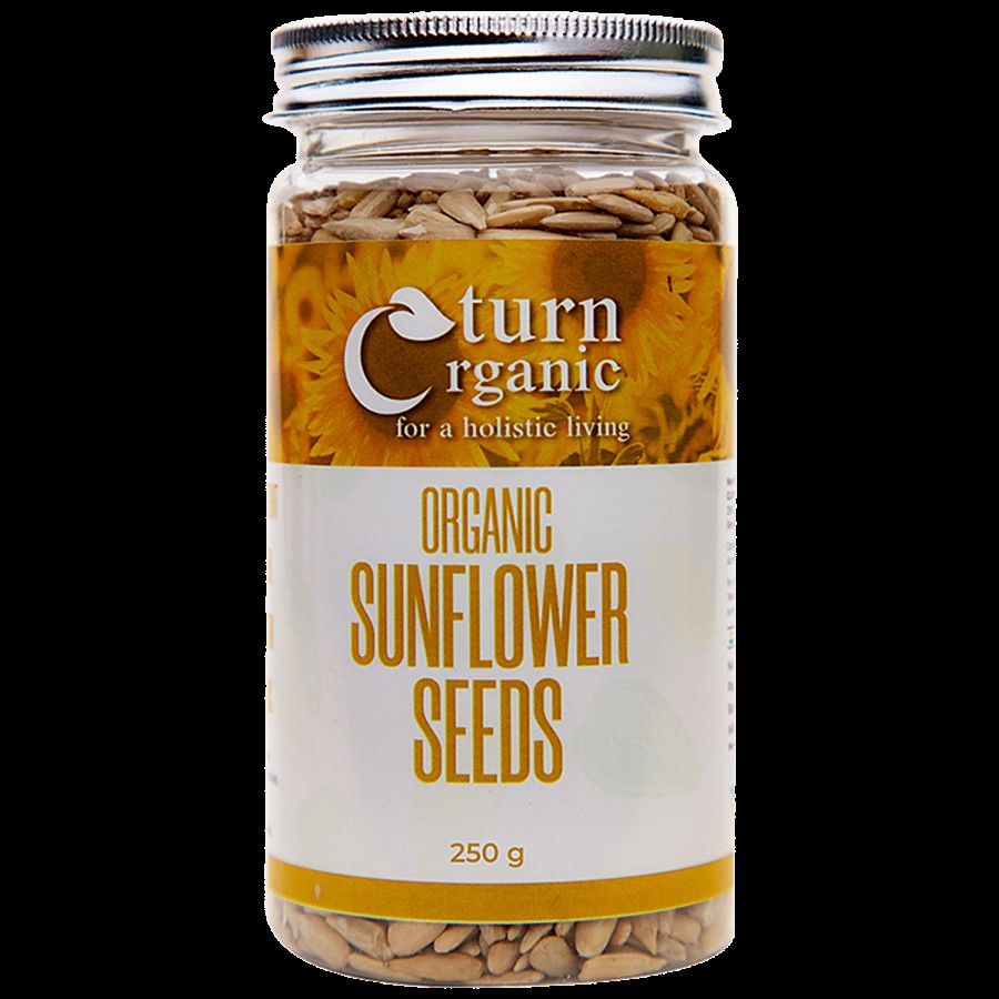 Turn Organic Sunflower Seeds - Loaded With Nutrients