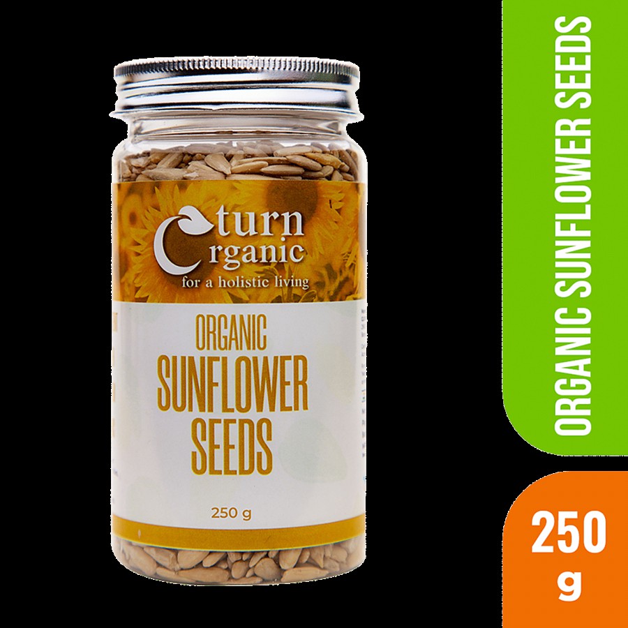 Turn Organic Sunflower Seeds - Loaded With Nutrients