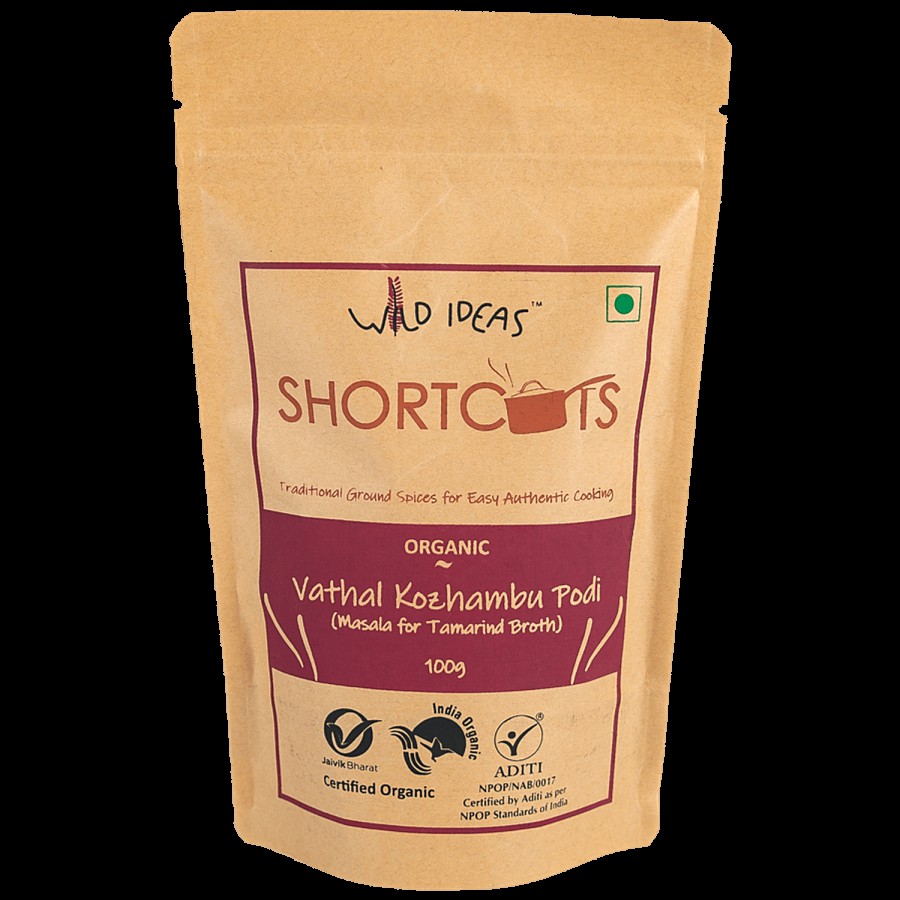 Wild Ideas Shortcuts Vathal Kozhambu Podi - Organic