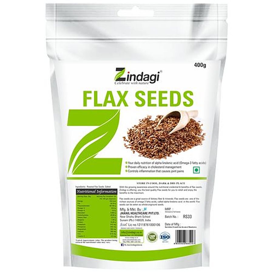 Zindagi FlaxSeeds-Roasted&Salted