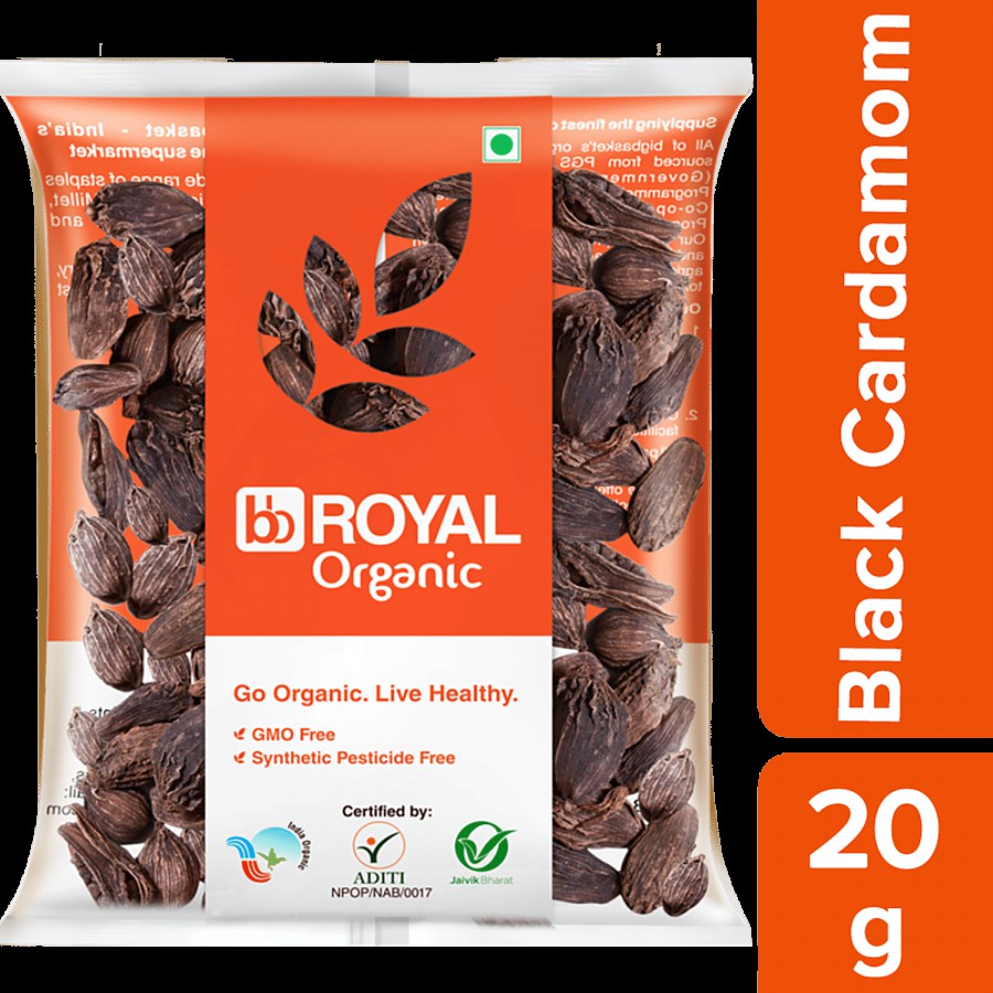 bb Royal Organic - Cardamom/Elaichi Black