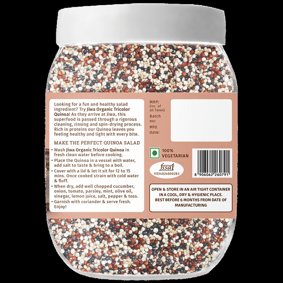 Jiwa Organic Tricolour Quinoa