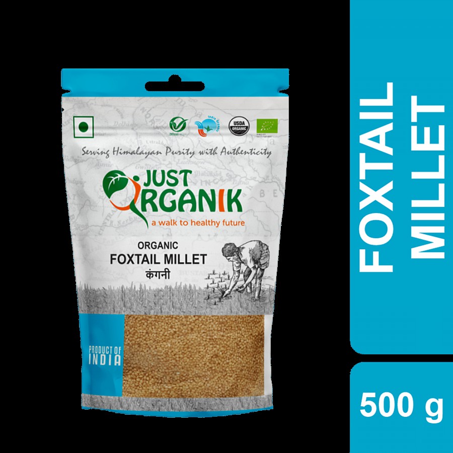 Just Organik Organic Foxtail Millet - Healthy