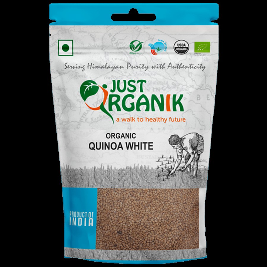 Just Organik Organic Quinoa - White