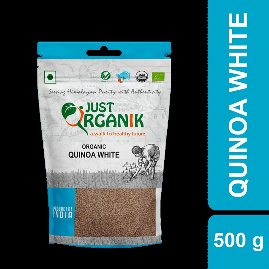 Just Organik Organic Quinoa - White