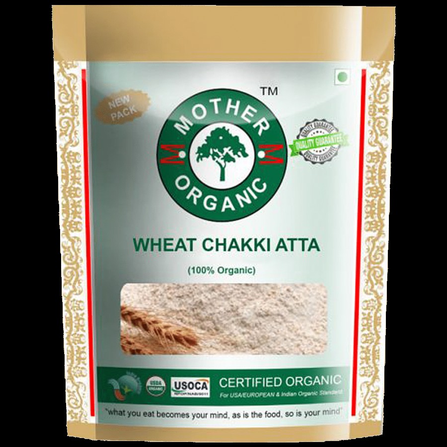 Mother Organic Mother Organic Wheat Chakki Atta /Whole Wheat/ Full Fiber