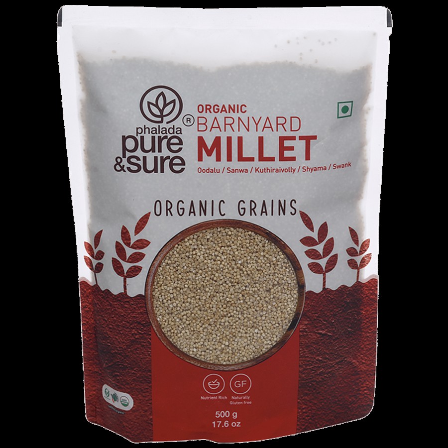 Phalada Pure & Sure Organic Barnyard Millet - Nutrient Rich