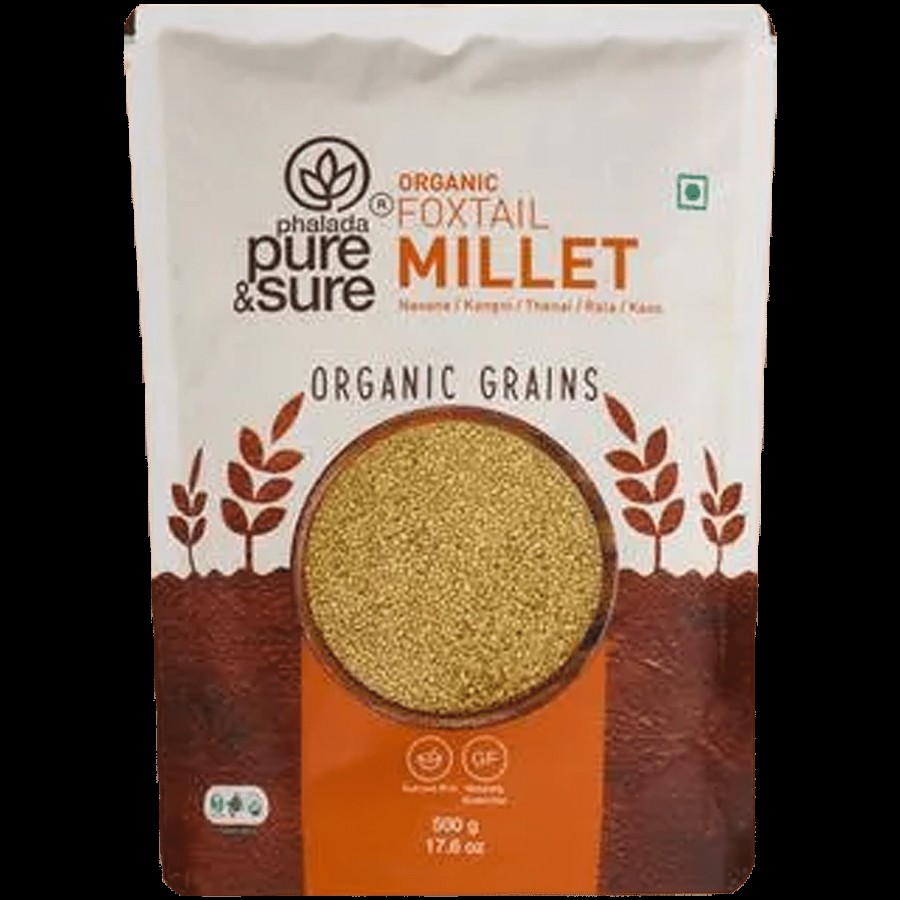 Phalada Pure & Sure Organic Foxtail Millet - Nutrient Rich