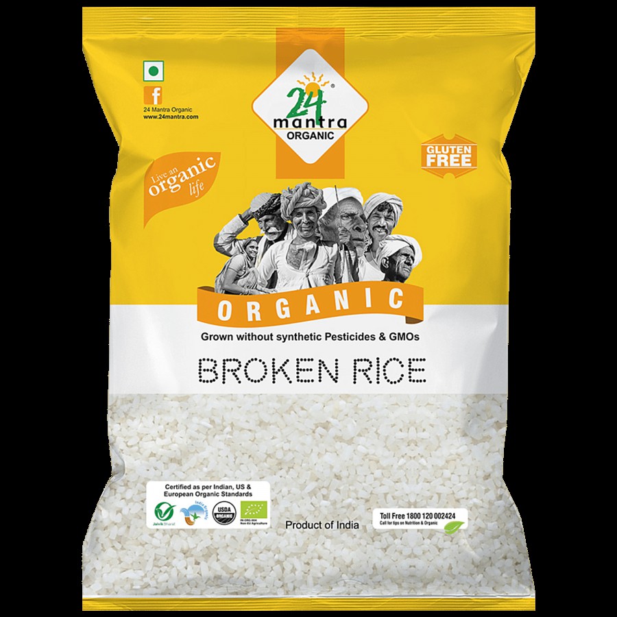 24 Mantra Organic Organic Rice/Akki - Broken