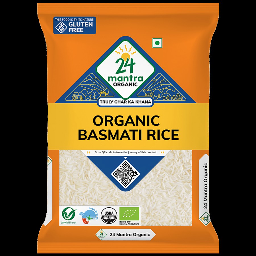 24 Mantra Organic Organic Rice/Akki - White Basmati