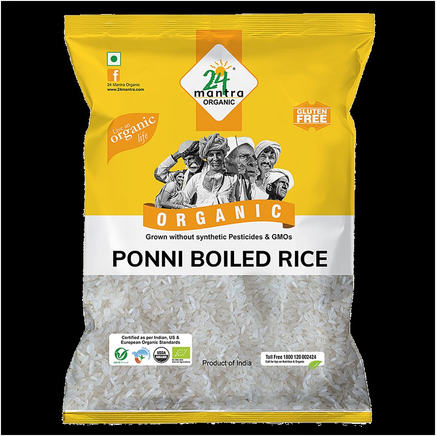 24 Mantra Organic Ponni White Rice Boiled