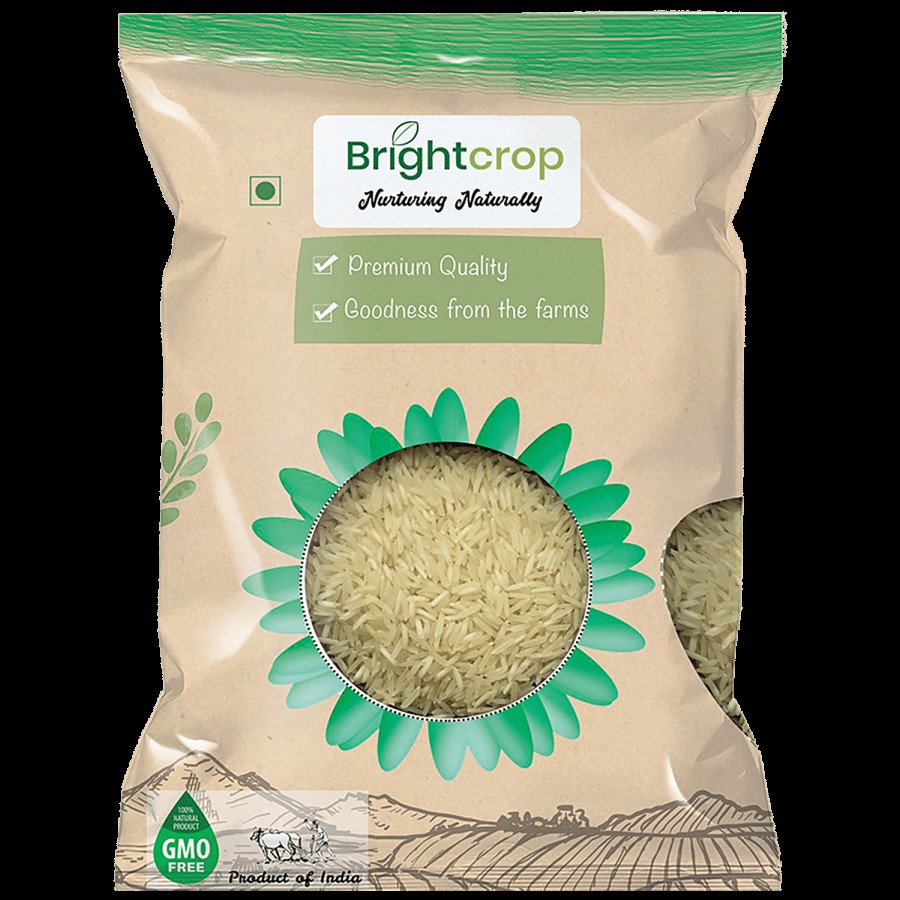 Brightcrop Long Grain Basmati White Rice - Nutritious