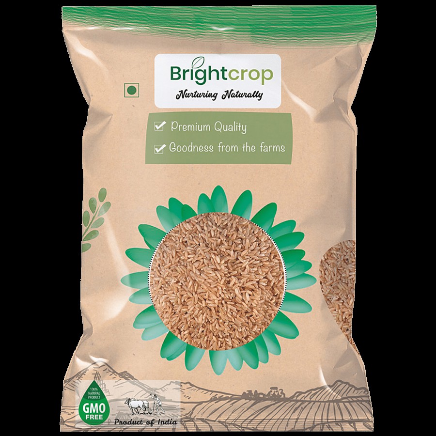 Brightcrop Sona Masoori Brown Rice - Rich In Aroma & Fibre