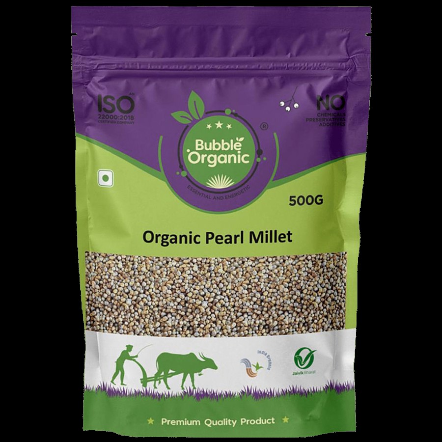 Bubble Organic Pearl Millet - Premium Quality