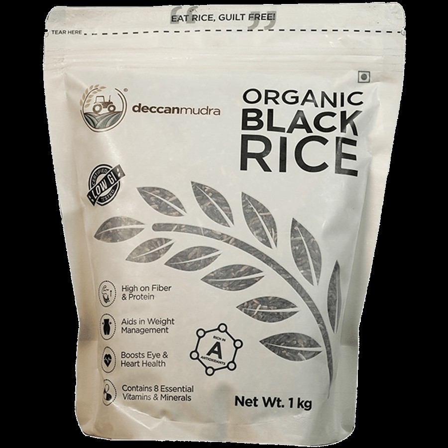 Deccan Mudra Organic Black Rice/Kalabatti - Low GI