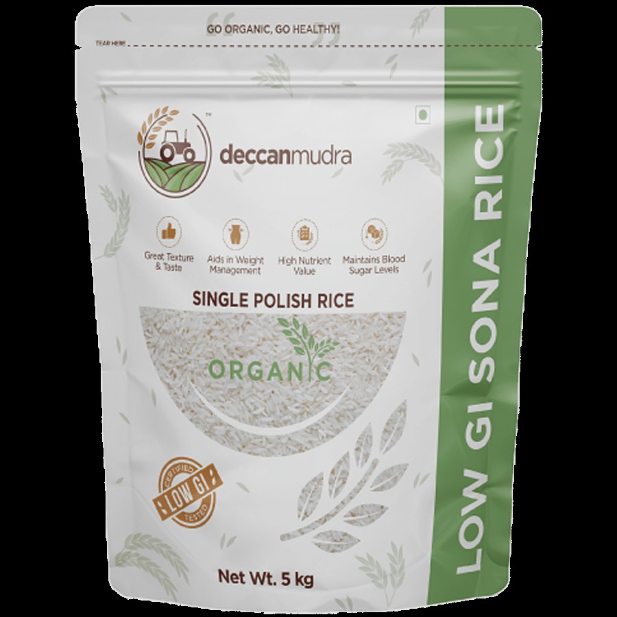 Deccanmudra Organic Single Polish Rice