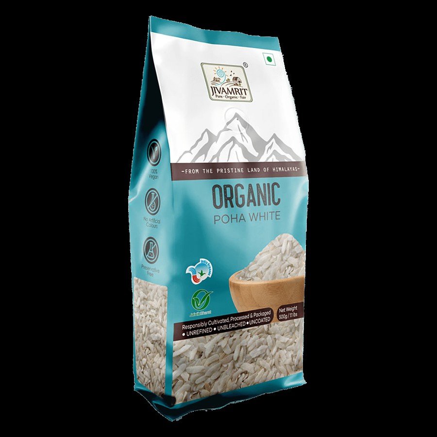 Jivamrit Organic Poha White