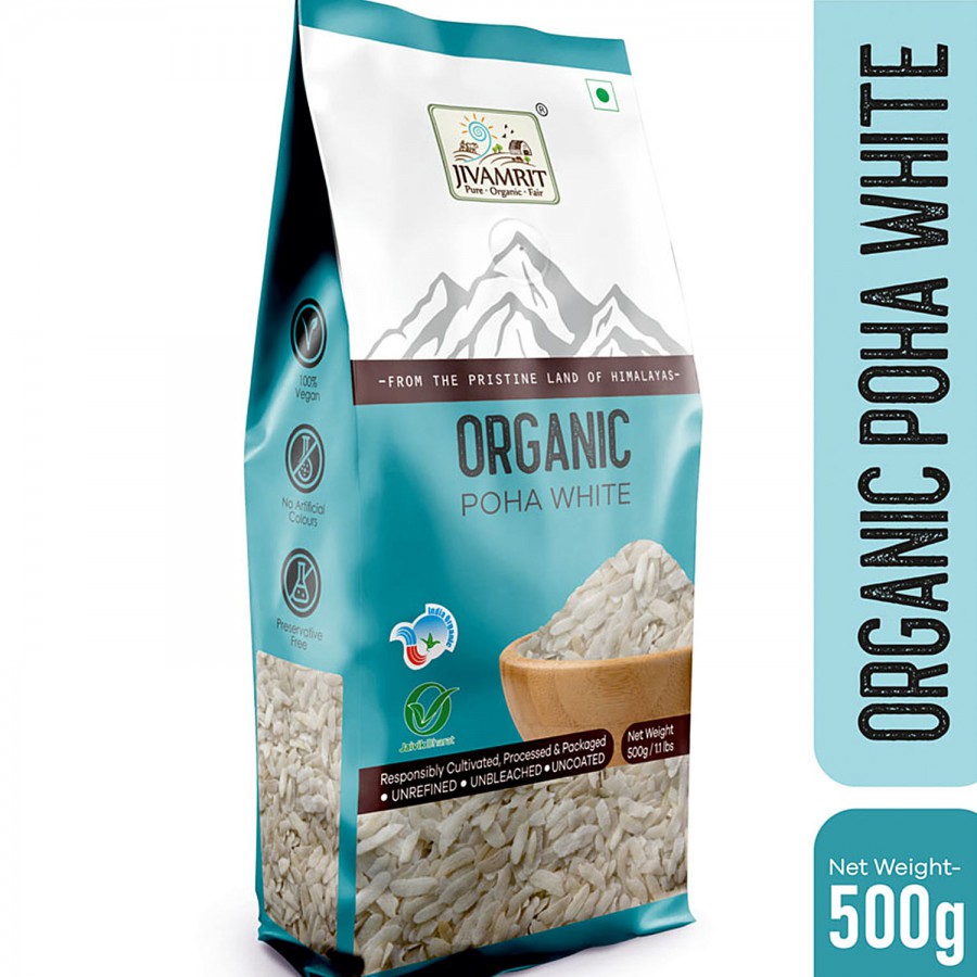 Jivamrit Organic Poha White