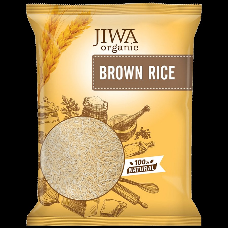 Jiwa Organic Basmati Brown Rice - 100% Natural & Gluten Free