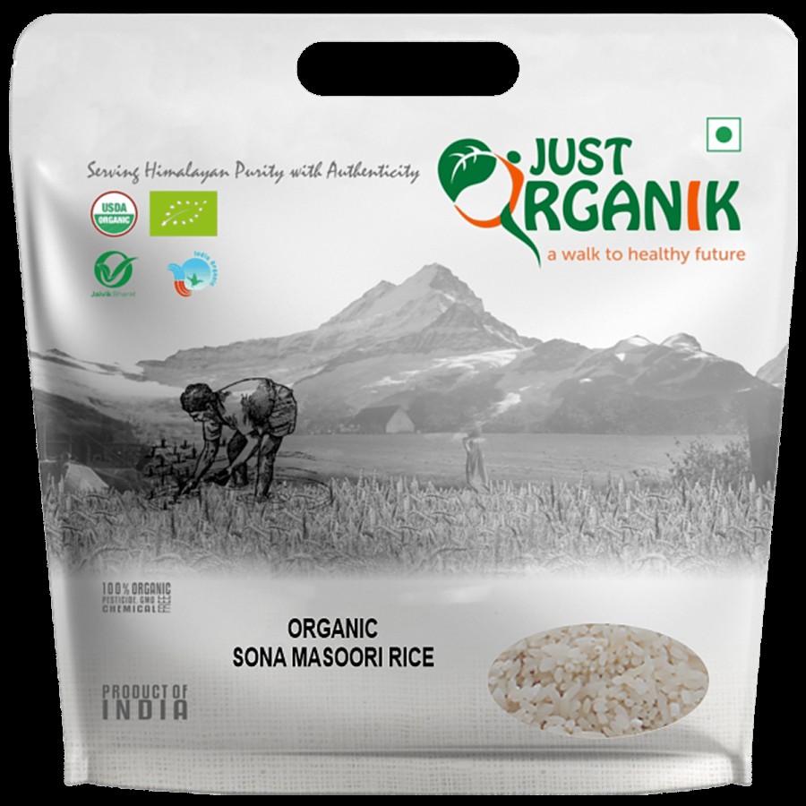 Just Organik Organic Sona Masoori Rice