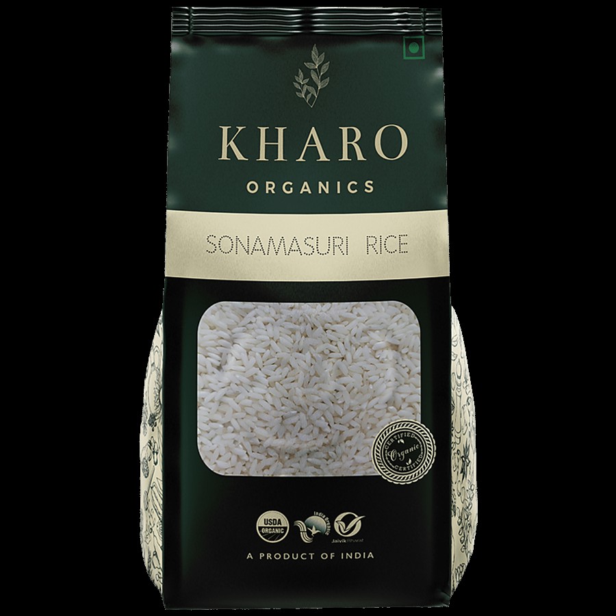 Kharo Organics Sonamasoori Rice - Organic