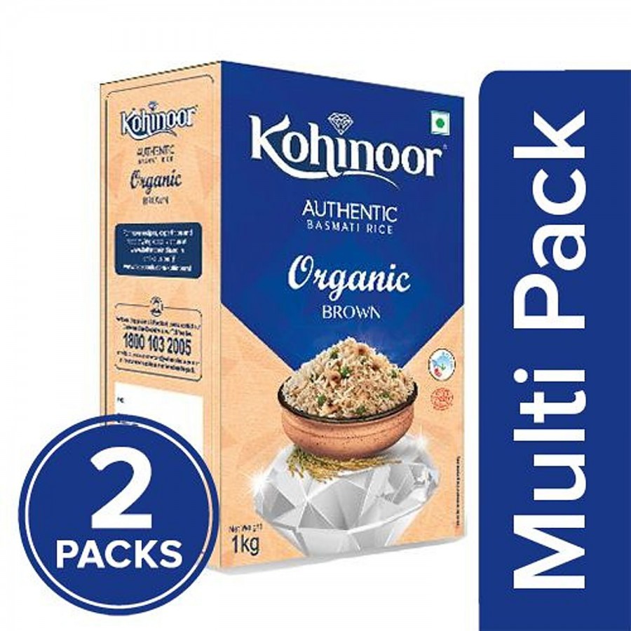 Kohinoor Organic Basmati Rice - Brown