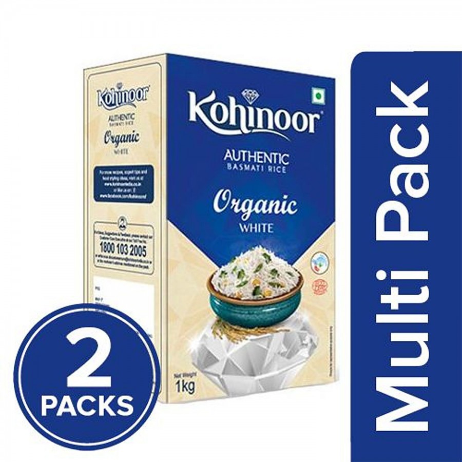 Kohinoor Organic Basmati Rice - White