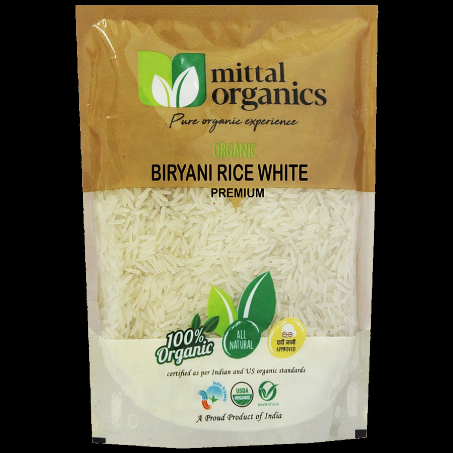 MITTAL ORGANICS Biryani Rice White - Premium