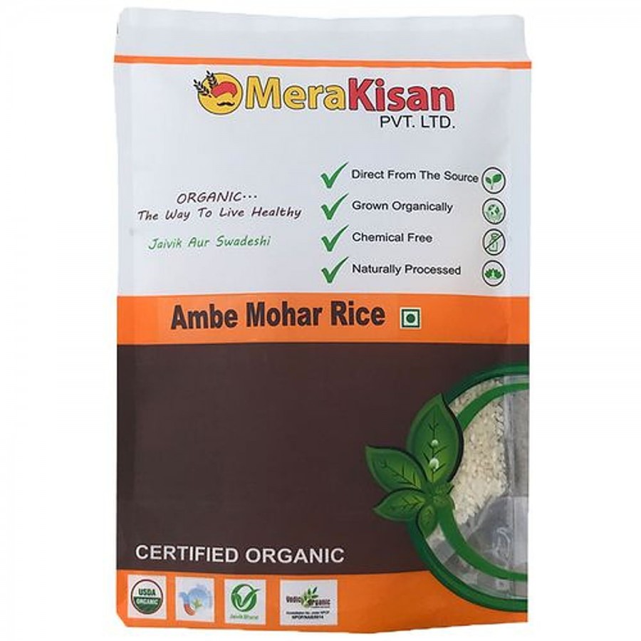 MeraKisan Organic Ambemohar Rice/Akki