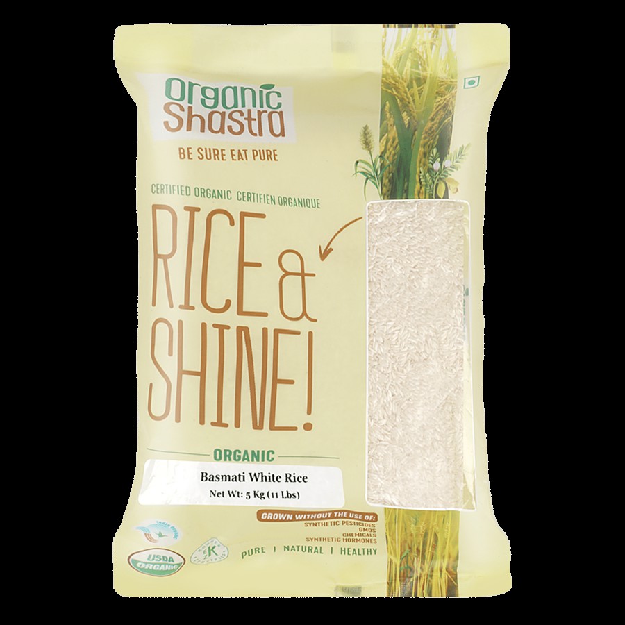 Organic Shastra Basmati Rice White