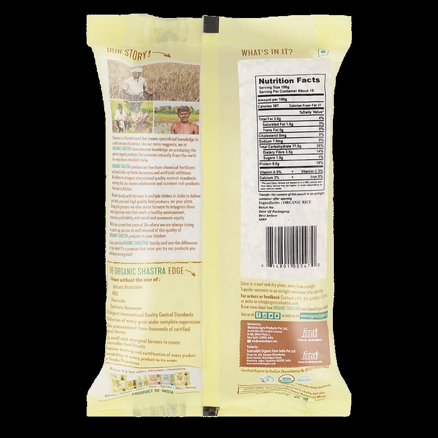 Organic Shastra Beaten Rice White