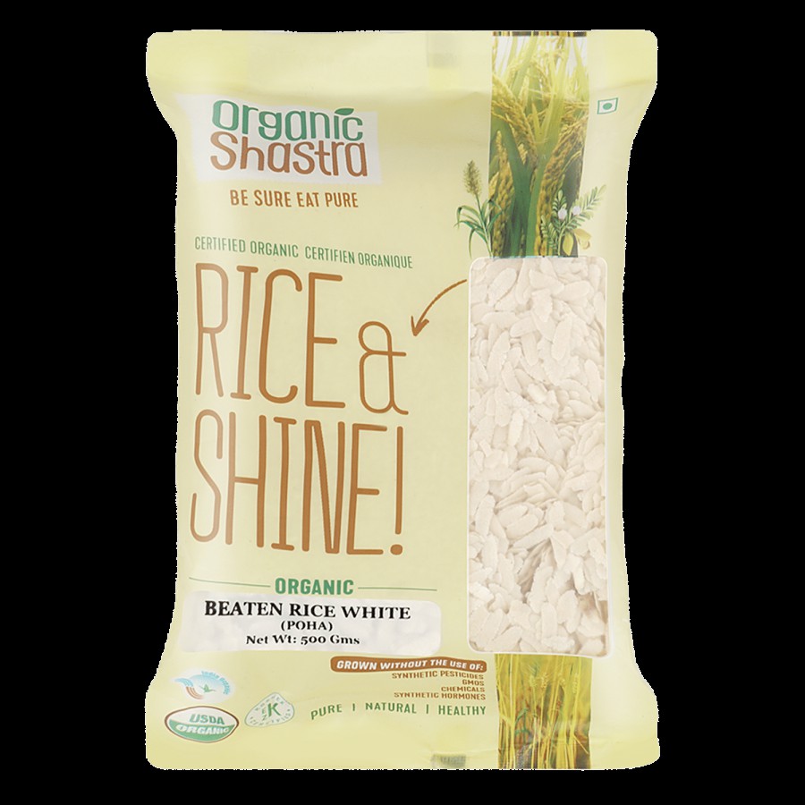 Organic Shastra Beaten Rice White