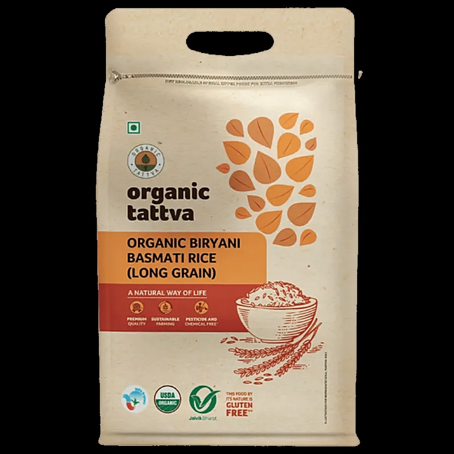 Organic Tattva Biryani Basmati Rice - Vegan